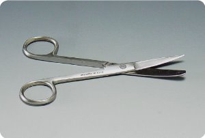 Operating Scissors (실험실용 가위_14cm) S/B 커브 - 고려에이스 쇼핑몰