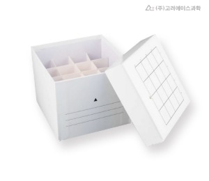 ⊙ Centrifuge Tube Cryo Storage Box (냉동 코니칼 튜브랙_종이)